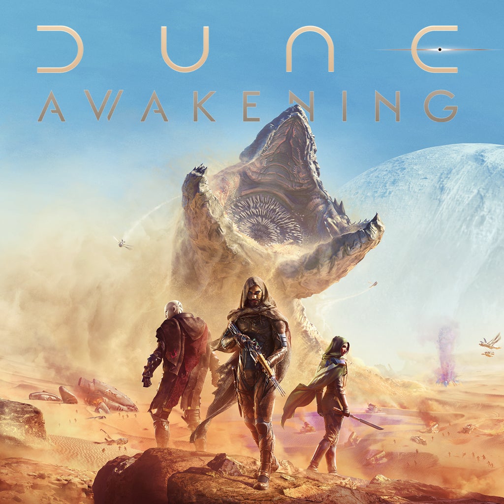 Dune: Awakening gameplay — official-style key art from IGN