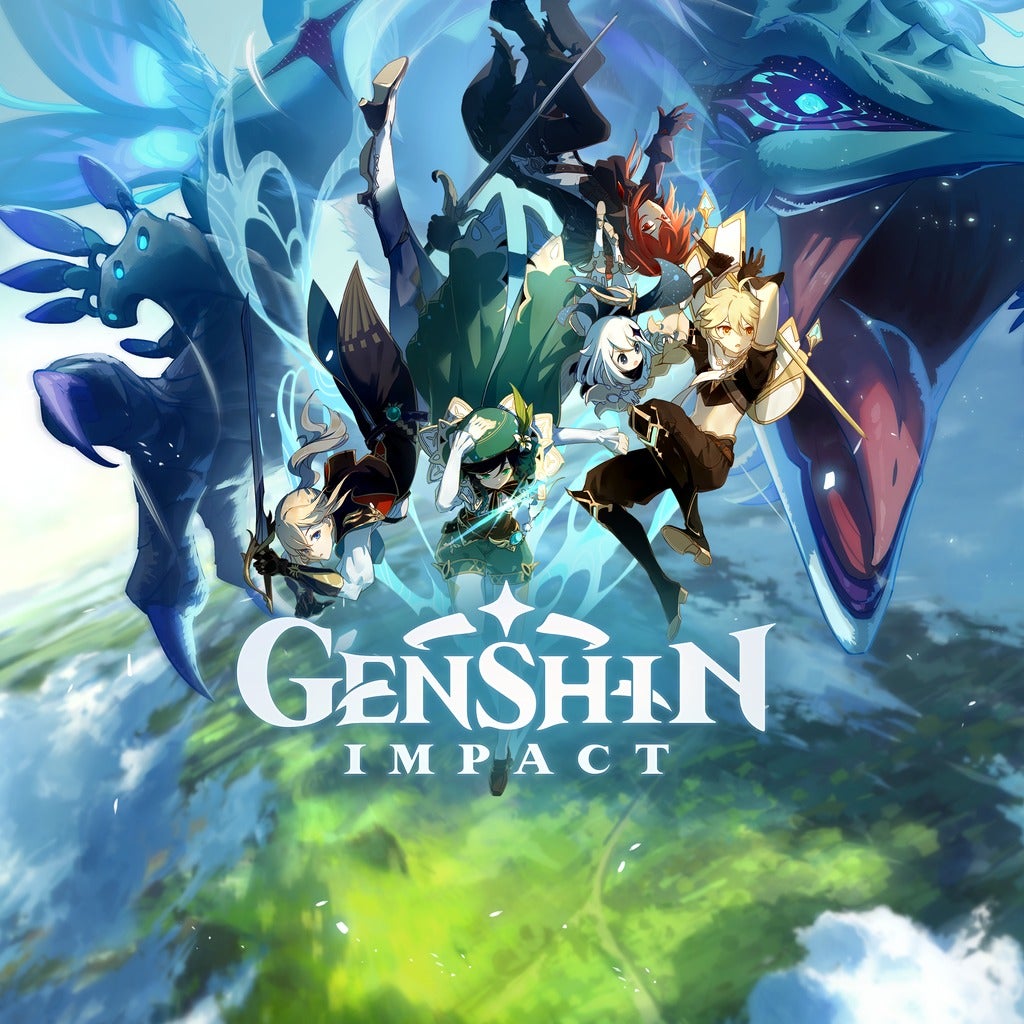 Genshin Impact gameplay — official-style key art from IGN