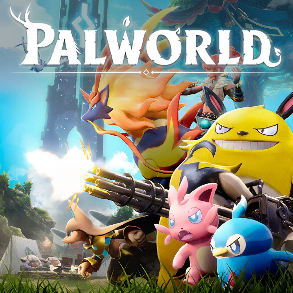 Palworld gameplay — official-style key art from IGN